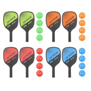 Tennisrackets Pickleball-paddles met draagbare draagtas 4-ballen Comfortabele handgreep Rackets Honeycomb Core Pickle Ball-peddels lichtgewicht 230703