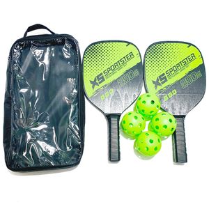 Raquettes de tennis PickleBall Raquette avec balles Accessoire de sport Pickleball Set Pagaie de 2 et 4 230608