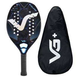 Tennisrackets Pro Racket Strandtennis Volledig/12K/Kevlar Carbon EVA ZACHT met Cover Bag Tenis Raquete Strandtennis 231102