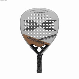 Raquettes de tennis Raquette professionnelle en carbone raquette souple EVA visage raquette de Tennis sans housse de sac de Padel pour hommes femmes accessoires d'entraînement Q231109
