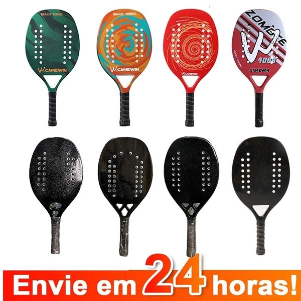 Raquettes de tennis Raquette pour partenaire Big Sells Plage en fibre de carbone et de verre avec housse de protection Soft Face 230609