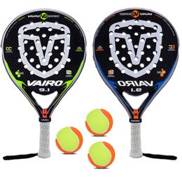 RACKETS DE TENNIS RAQUETE VAIRO 9 1 PADDLE PADDLE PADDLE FIBRE POP BAL RACquets 230311