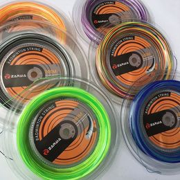 Cordes de raquettes de tennis 1 bobine ZARSIA Rainbow Badminton String Reel 200M cordes de badminton colorées 231216