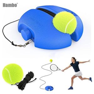 Entraîneur de tennis rebondeur lancer balle de tennis avec corde à cordes équipement d'entraînement de pratique d'auto-tennis exercice de tennis 240325