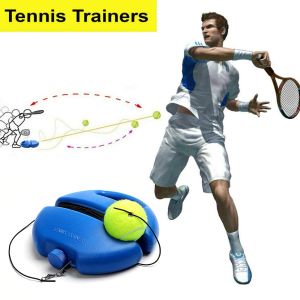 Aide à l'entraînement du tennis Base avec élastique Rope Ball Practice Auto-Duty Rebound Tennis Trainer APPARRING DIPPORT