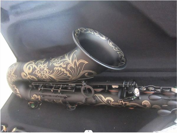 Saxophone ténor STS-R54 modèle haute qualité B plat noir mat instrument de musique professionnel jouant du saxo ténor avec étui