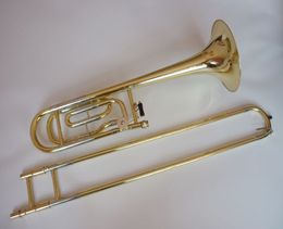 Tenor Trombone Instrument Tone B-F Gold Lacquer Performance voor beginner