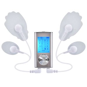 TENS Unit 8 Modes Appareil de paume numérique professionnel Gadgets de santé Appareils de soulagement de la douleur pour les douleurs musculaires lombaires du bas du dos LIVRAISON GRATUITE