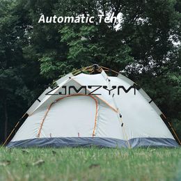 Tente extérieur camping tente automatique ouverture rapide de camping fournit de faux camping pliant double tente 240422