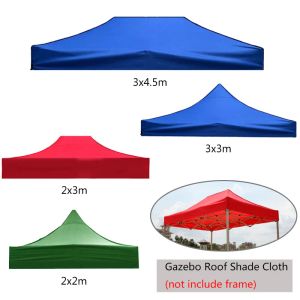 Tall Roof Oxford Tolla Tolla Tapa de carpas Garden Gazebo Implaz de agua Proteja Uv Cover Shutor Outdoor Sun Cloth