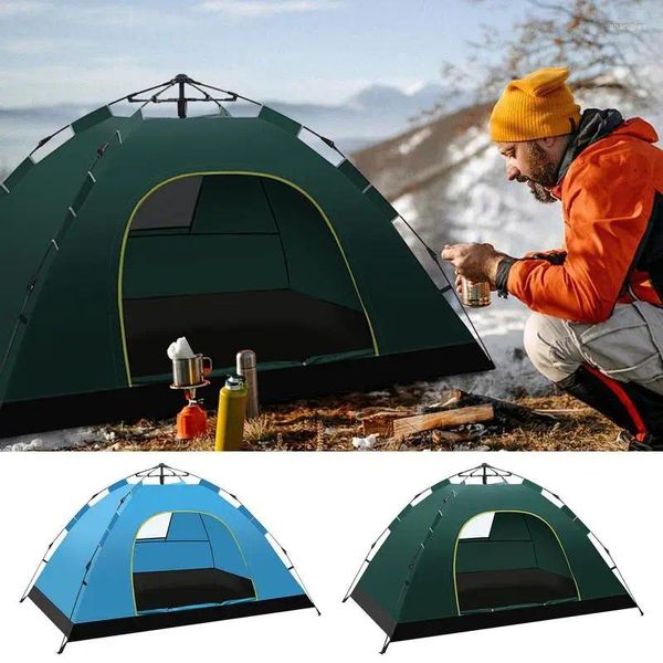 Tentes et abris Tente de camping pour 1 à 2 personnes Portable Installation instantanée Pod Douche privée Changement avec 2 portes pour la plage