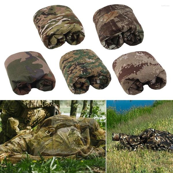 Tentes et abris 1,5 m x 2 m clôture auvent filet tissu tissu auvent couverture légère imperméable pour la chasse camping décoration extérieure