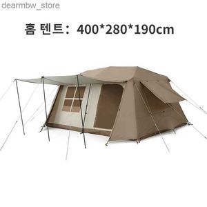 Tentes et abris 13 Camping extérieur Twedroom 5-8 PERSONNES PERSONNES Village de tente de famille 13 Tent automatique House Outdoor Shelter L48