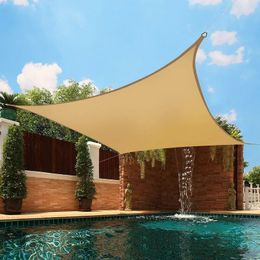 Tenten en schuilplaatsen 2,5 x 2,5 m vierkant zonnezeil 300D waterdicht polyester voor tuin terras luifel zwembad zonnescherm canvas campingluifel 231013