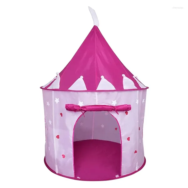 Carpas y refugios 2024 -Kids juega carpa para niños Regalos de niñas de interior de interior rosa