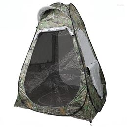 Tenten en schuilplaatsen 2Doors 4sides Mesh Camouflage Ice Fishing Tent voor 1-Merson Anti-Mosquito Rain-Proof Sunscreen Up Quick Open 150 190cm