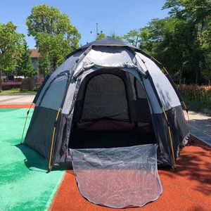 Tenten en schuilplaatsen 3-4/4-6persoon Outdoor vouwt tent Instant Up draagbare automatische waterdichte camping met luifel voor wandelen picni5