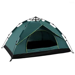 Tentes et abris 3-4 personnes ouvrir automatiquement la tente Camping Facile Configuration instantanée Protable Backpacking for Sun Shelter Traveling Randing