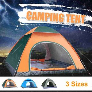 Tentes et abris Tente extérieure à ouverture rapide automatique pour 3 à 4 personnes Tente étanche Camping Abri solaire familial Tente légère à installation instantanée Q231117