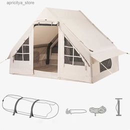 Tiendas de campaña y refugios 3-8 Family Park Beach Carpa inflable impermeable portátil Durable Oxford Camping al aire libre Pesca Senderismo Mochila Tent24327