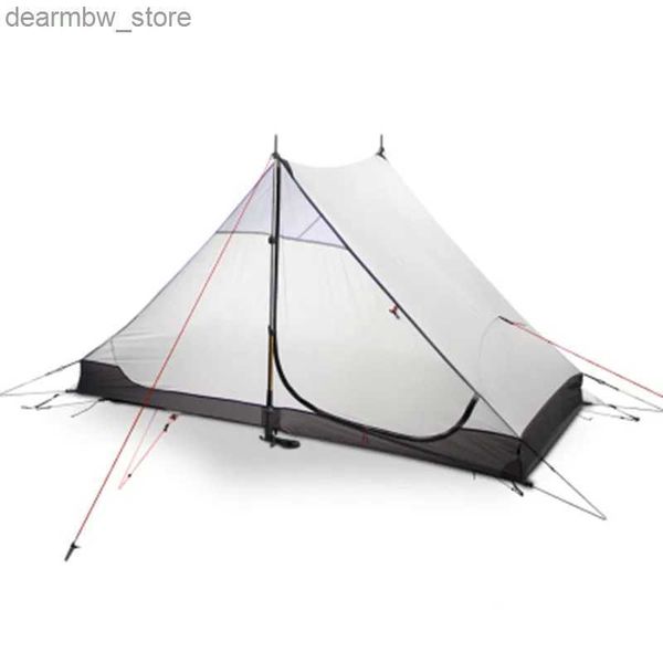 Carpas y refugios 3f UL Gear High Quality 2 personas 3 temporadas y 4 temporadas interiores de Lanshan 2 Out Hoor Camping Tent L48