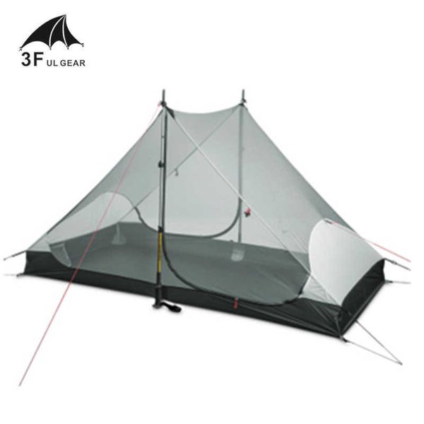 Carpas y Refugios 3F ul gear Alta calidad 2 personas 3 estaciones y 4 estaciones interior de LANSHAN 2 carpa para acampar al aire libre J230223