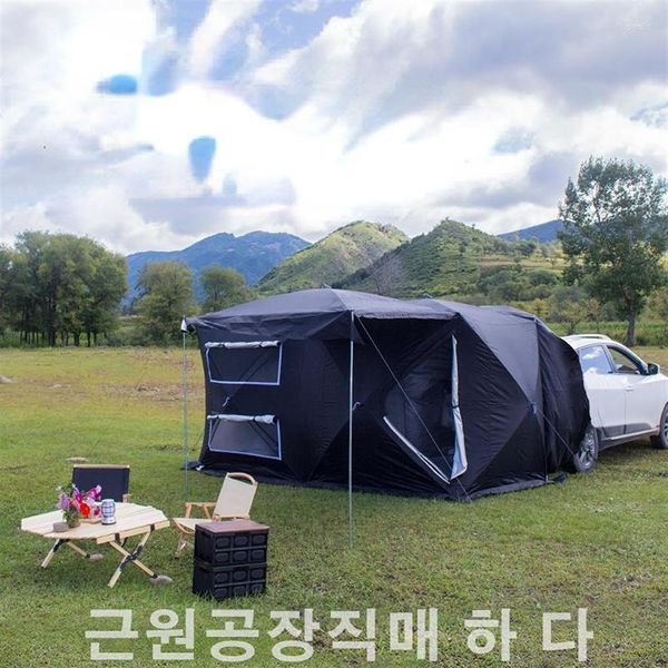 Tiendas de campaña y refugios 4 6 8 personas Automático Up Car Tienda de extensión trasera Auto Conducción Camping al aire libre Refugio SUV Playa Tarp Canopy Aw258h