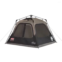 Tenten en schuilplaatsen 4-persoons cabinecampingtent met instant setup Natuurwand