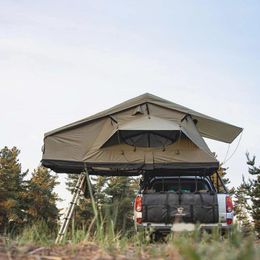 Tenten en schuilplaatsen 4x4 auto-accessoires Buiten off-road kamperen Canvas daktent 5 personen