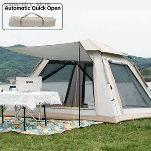 Tentes et abris Tente extérieure à ouverture rapide automatique pour 5 à 8 personnes Tente de camping étanche anti-pluie Tente familiale extérieure à installation instantanée avec sac de transport Q231115