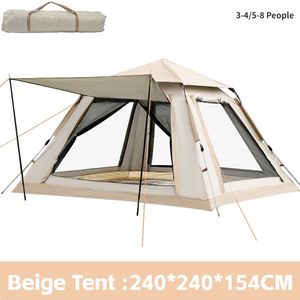 Tentes et abris 5 8 personnes Pop Cloud Up 2 tente pour camping dôme extérieur automatique installation facile étanche famille randonnée sac à dos 230726