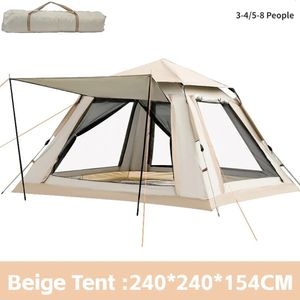 Tentes et abris 5-8 personnes Pop Cloud Up 2 tente pour camping tente dôme extérieure installation facile automatique tente familiale étanche randonnée sac à dos 231021