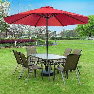 Tentes et abris 6 Surface du parapluie de parasol sans support 2m Remplaçable en tissu imperméable UV Protection pour le jardin de plage extérieur