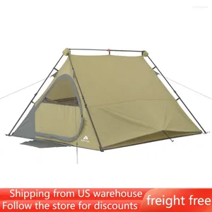 Tentes et abris 8 'x 7' Quatre personne A-Frame Instant Tent Camping Travel Freight Free Nature Hike Supplies Fourniture Randonnée