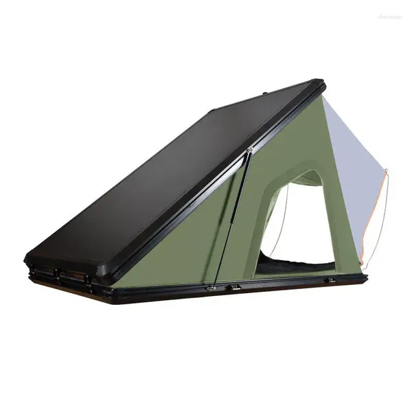 Tentes et abris Triangle en aluminium coquille de camping SUV voiture toit de tente de toit toit de couverture dure