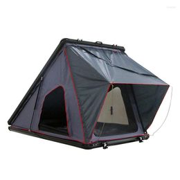 Tenten en schuilplaatsen Aluminium Shell Driehoekig daktent Tent Outdoor Camping Voertuig Special Off-Road Zelf Drijvende reizen Vouwen