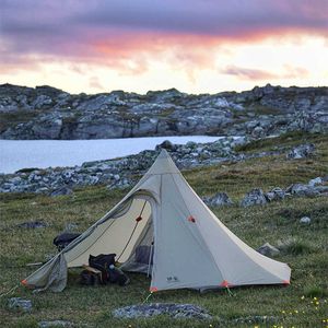 Tenten en schuilplaatsen Asta Gear Outdoor Pyramid Tent Fast Ultralight Single Person Camping Waterdichte Shleter Hiking TEEPEE BARRACA DE FirstSnow J230223