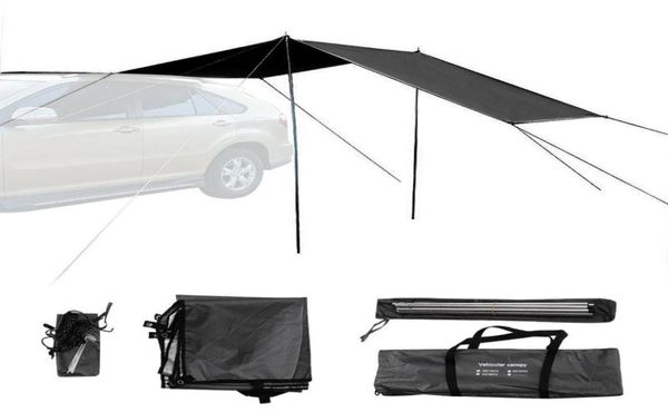 Tentes et abris Auto Canopy Tente Toit pour SUV Voiture Camping en plein air Voyage Plage Sun Shade9720958