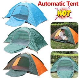 Tentes et abris tente ouverte rapide automatique avec sac de transport en plein air Camping Windoproof Instant Cabin Single pour randonnée de trekking