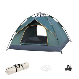 Tenten en Schuilplaatsen Automatische Snelopening Tent Outdoor Reizen Kampeertent 2-3/3-4 Persoons Draagbaar Regenbestendig Zonbestendige Tent Vissen Wandelen 230729