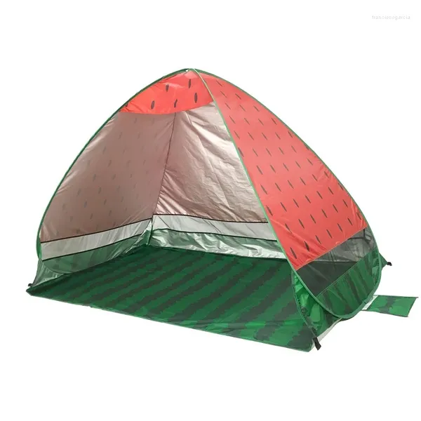 Tentes et abris automatiques à lancer une tente de plage portable en bord de soleil balnéaire