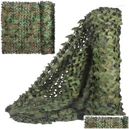 Tenten en schuilplaatsen Bar Nets Shade Garden Tent Militaire auto E Camouflage Army Training Shelter Hunting ERS Decoratie Net Drop Deli Dhrll