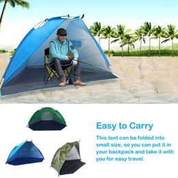 Tents and Shelters Beach Tente Sun Shelter Outdoor Sports Sunshade pour pêcheur Picnic Park UV-Protectif touriste Ultralight