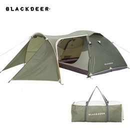 Tentes et abris Tente de camping Blackdeer Expedition une chambre un salon pour 3-4 personnes 210D Oxford PU3000 mm tente de randonnée randonnée 231021