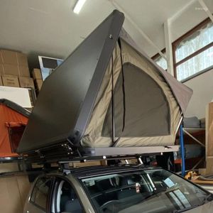 Tenten en schuilplaatsen Koop daktent 2 personen aluminium harde schaal waterdichte auto camping op het dak