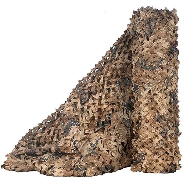 Tentes et abris Filet de camouflage 1,5 M * 2 3 4 5 6 7 8 9 10 M de large Filet de camouflage en vrac Décoration en rouleau Pare-soleil Fête Camping Désert Jungle 231013