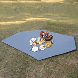 Tentes et abris Camping Activité Auvents Portable Pliant imperméable à la pluie Champ épaissi Tapis de pique-nique en plein air Plage de sable