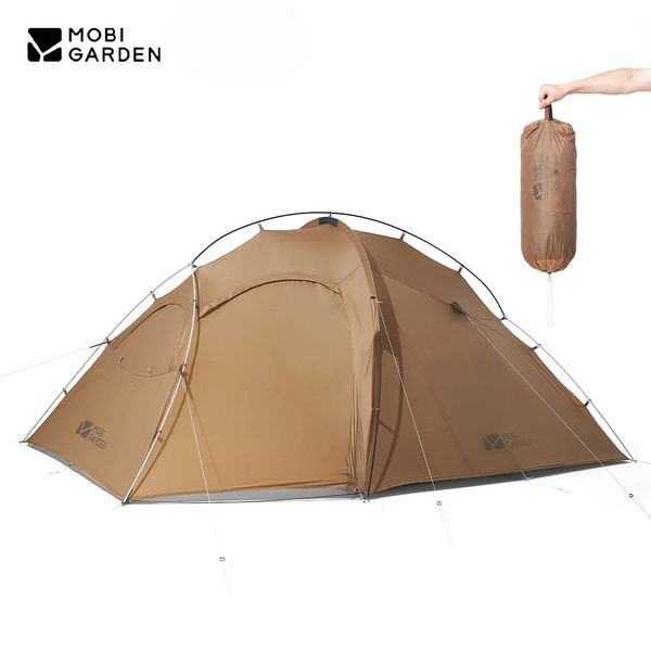 Tentes et abris Sac de camping Tente d'emballage Knight Delux3 Ultra léger Résistant au vent Coupe-vent Étanche Portable 2 3 personnes 231202