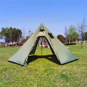 Tents en schuilplaatsen Camping Tent 23 Persoon Waterdicht Winddicht Easy Setup Ackpacking Tent Outdoor Hiking 4 Season Tent Camping Accessories J230223