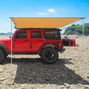 Tentes et abris auvent véhicule portable auvent abri solaire pour 1-2 personnes 2 2.5m voyageant camping 4x4 côté voiture en vente